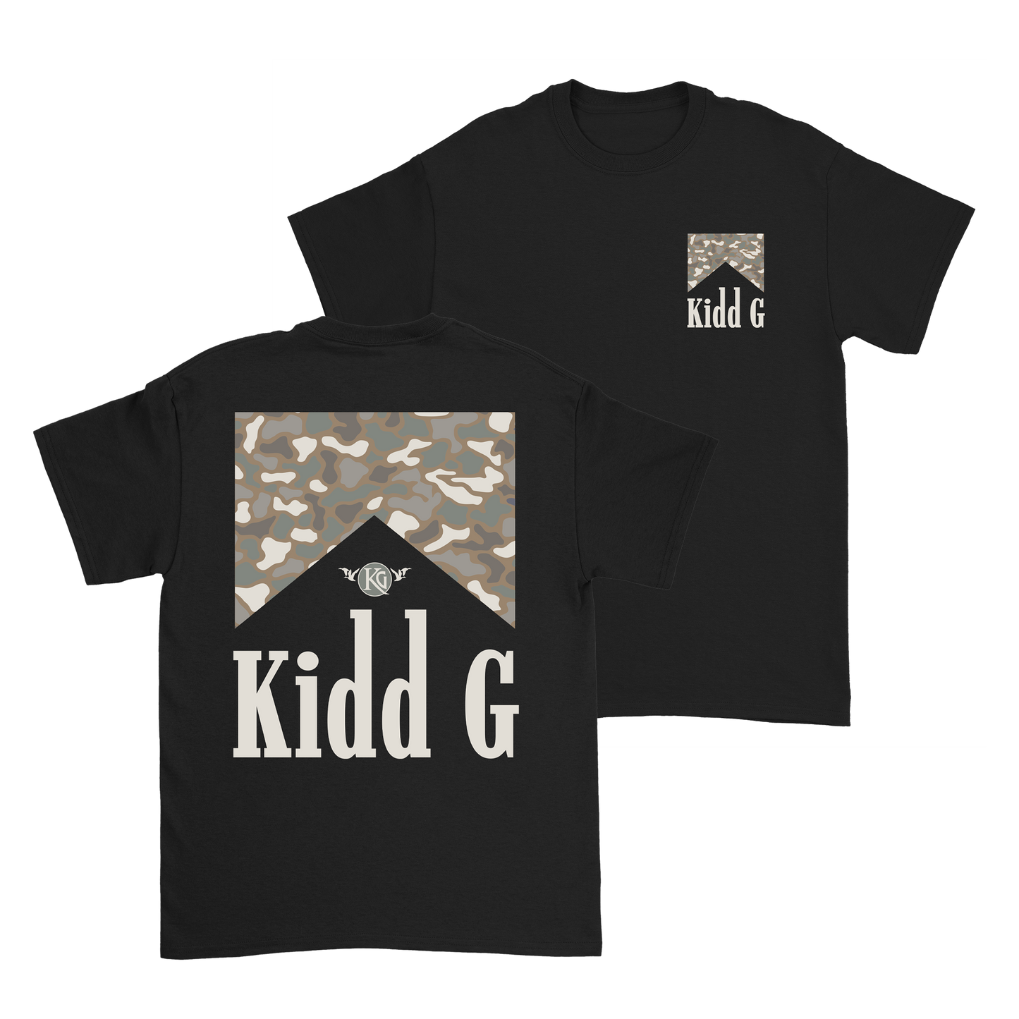 Camo Smoke Black T-Shirt